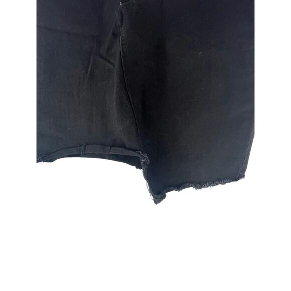 CP Jeans Black Wash Cut-Off Raw Hem Mini Denim Skirt Junior's Size 1 - Picture 3 of 7